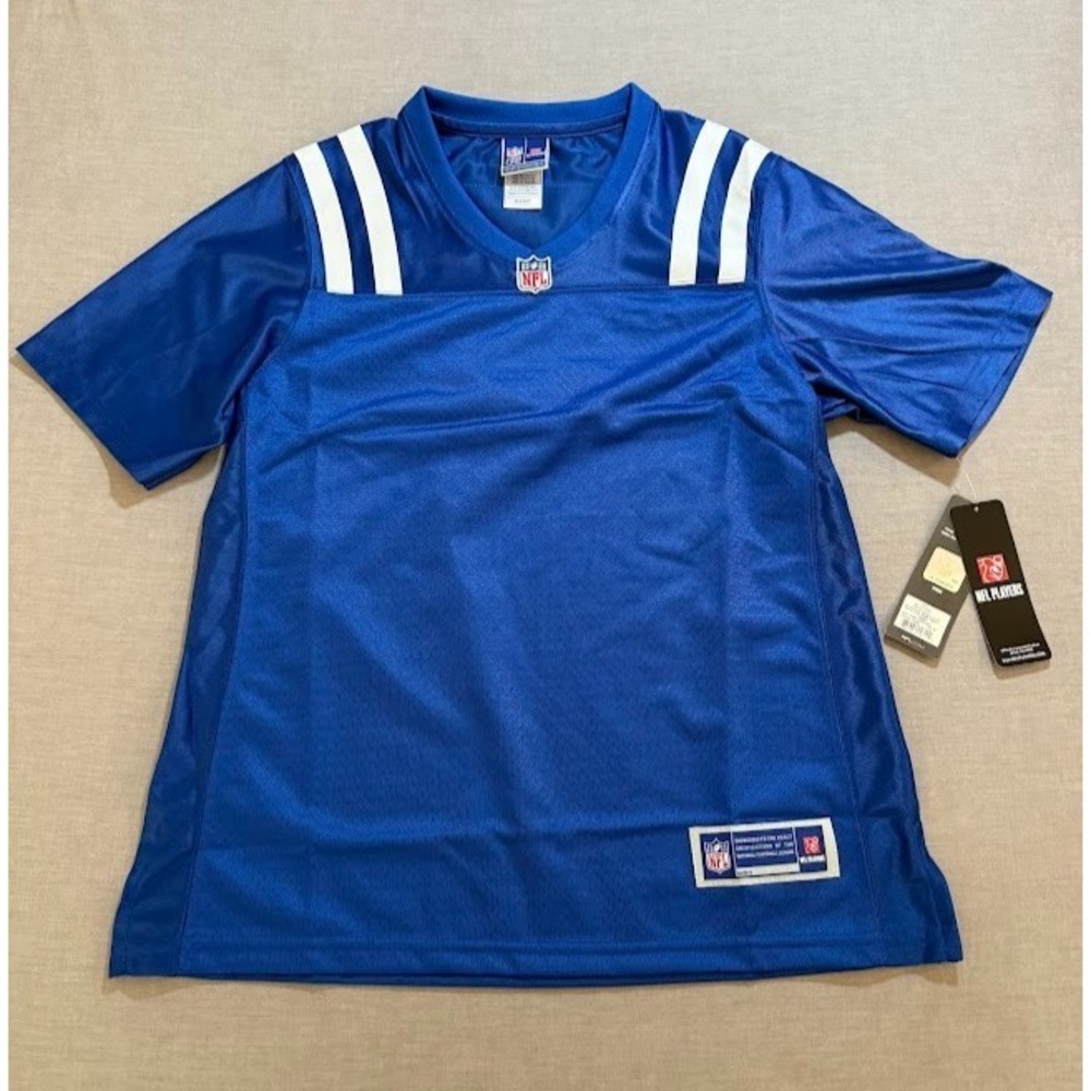 Indianapolis Colts Pro Line NFL‎ Jersey Womens Small Blue Short Sleeve.